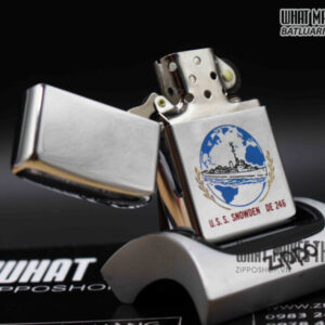 ZIPPO XƯA 1968 – TÀU CHIẾN 2 MẶT – USS SNOWDEN DE 246 4