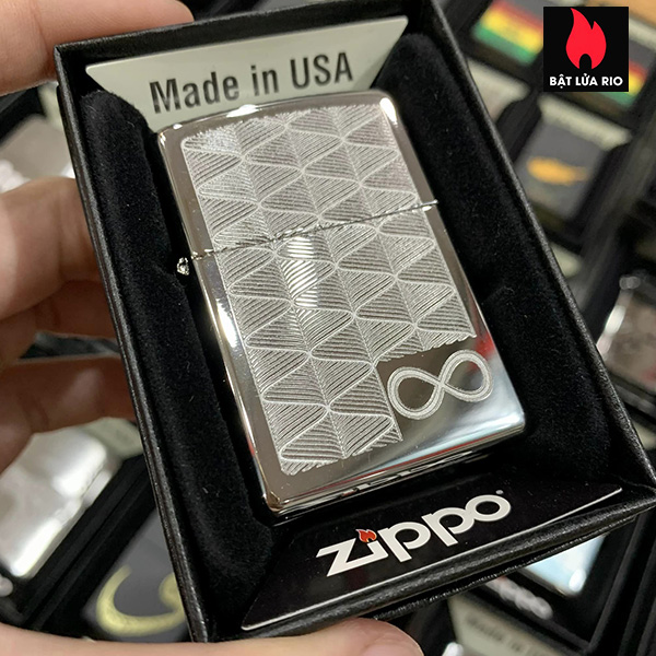 Zippo 250 Infinity With Pattern 22 Zippo 250 Infinity With Pattern