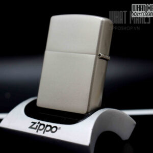 ZIPPO 2002 – SATIN CHROME LOGO ZIPPO 6