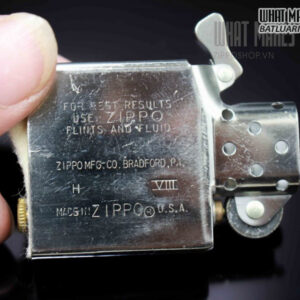 ZIPPO LA MÃ 1992 - SILVER PLATE 6 ZIPPO LA MÃ 1992 – SILVER PLATE 5