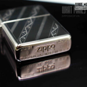 ZIPPO LA MÃ 1992 - SILVER PLATE 7 ZIPPO LA MÃ 1992 – SILVER PLATE 2