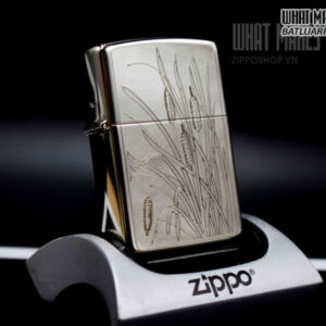 ZIPPO LA MÃ 1992 - SILVER PLATE 9 ZIPPO LA MÃ 1992 – SILVER PLATE 1