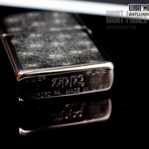 ZIPPO LA MÃ 1992 - SILVER PLATE 8 ZIPPO LA MÃ 1992 - SILVER PLATE - Ảnh 4