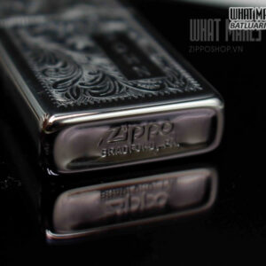 ZIPPO SLIM 1981 - VENETIAN - HOA VĂN Ý 10 ZIPPO SLIM 1981 – VENETIAN – HOA VĂN Ý 5