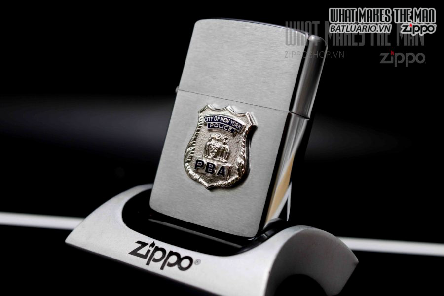 ZIPPO XƯA – 1963 – CITY OF NEW YORK POLICE PBA 2