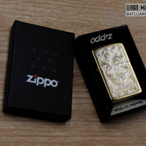 ZIPPO LA MÃ 1994 – VENETIAN – HOA VĂN Ý 5