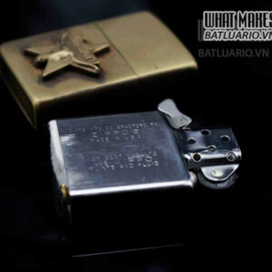 ZIPPO HIẾM – ZIPPO 1979 – MARLBORO LONGHORNS – ĐỒNG NGUYÊN KHỐI 1