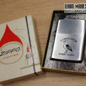 ZIPPO XƯA 1965 – US NAVAL STATIONS MIDWAY ISLAND 7