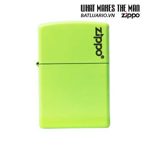Zippo 28887ZL – Zippo Plain with Logo Neon Yellow Matte