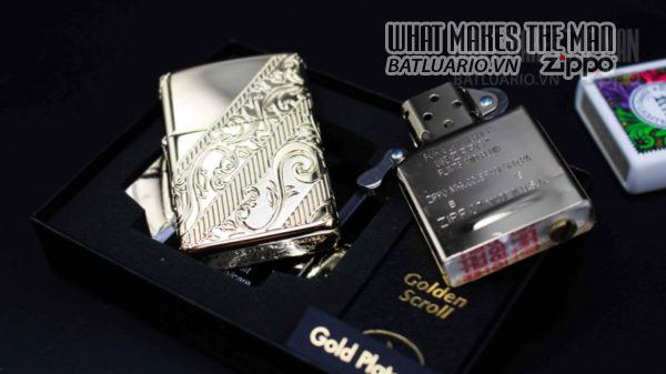 Zippo 29653 – Zippo 2018 Collectible of the Year Gold Plated Armor – COTY 2018 5
