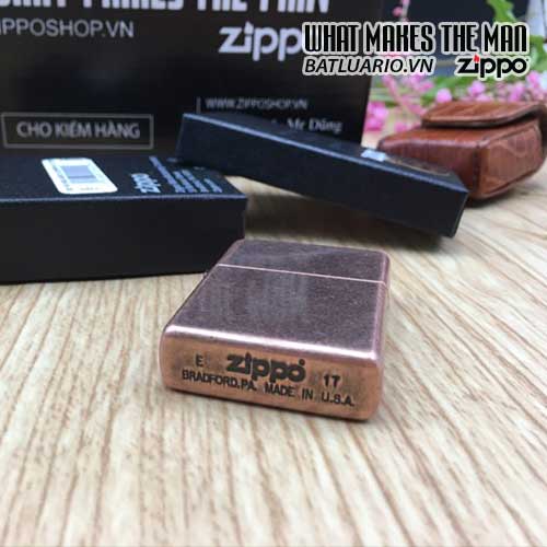 Bật Lửa Zippo 301FB – Zippo Antique Copper 10