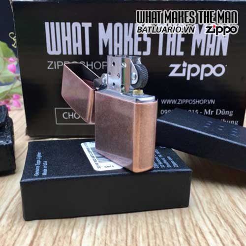 Bật Lửa Zippo 301FB – Zippo Antique Copper 11