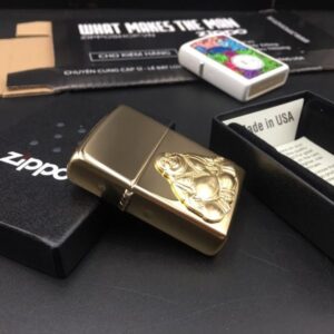 Zippo 29626 - Zippo Buddha Emblem High Polish Brass 1