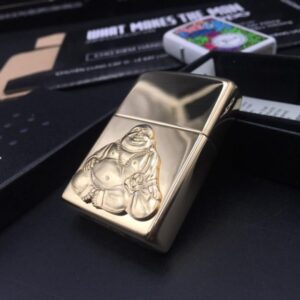 Zippo 29626 - Zippo Buddha Emblem High Polish Brass 9