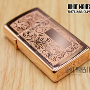 ZIPPO HIẾM – VENETIAN SLIM ROSE GOLD 1997 2
