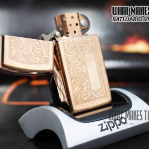 ZIPPO HIẾM – VENETIAN SLIM ROSE GOLD 1997 4