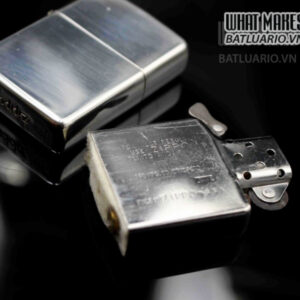 ZIPPO LA MÃ 1993 – STERLING SILVER – BẠC NGUYÊN KHỐI 2