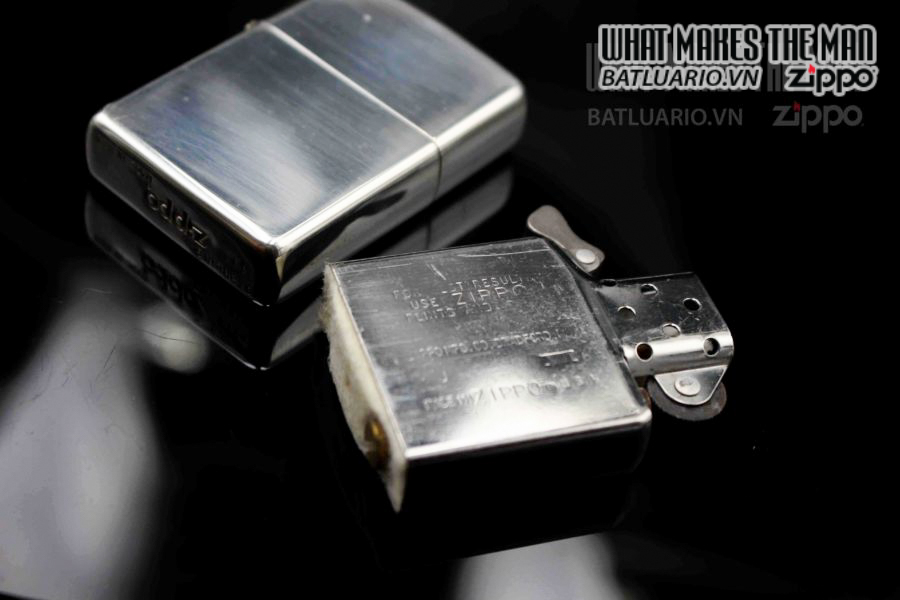 ZIPPO LA MÃ 1993 - STERLING SILVER - BẠC NGUYÊN KHỐI