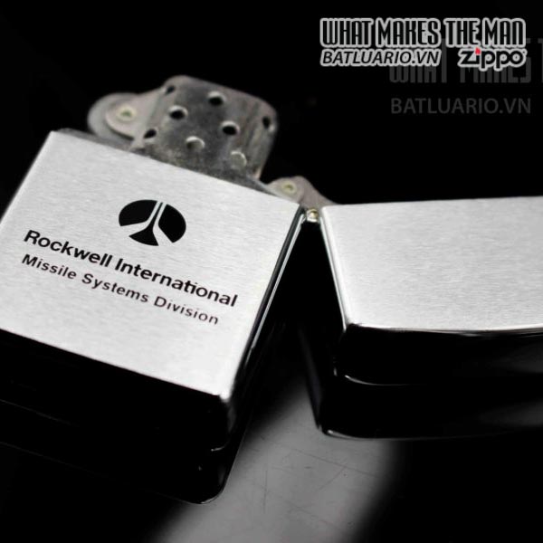 ZIPPO 1984 - ROCKWELL MISSLE SYSTEMS DIVISION ALT 3 zippo 1984 rockwell missle systems division alt 5