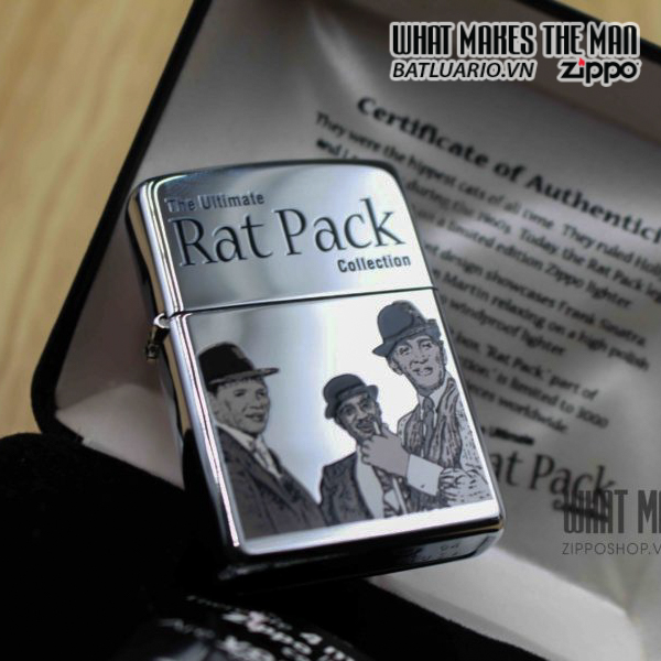 ZIPPO 2006 - THE UNTIMALE RAT PACK COLLECTION - LIMITED 1050 / 3000 3 ZIPPO 2006 – THE UNTIMALE RAT PACK COLLECTION – LIMITED 1050 / 3000 6