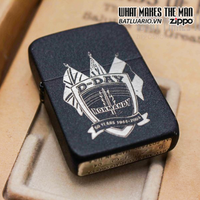 zippo d day 60th anniversary commemorative lighter sands of normandy 2 9