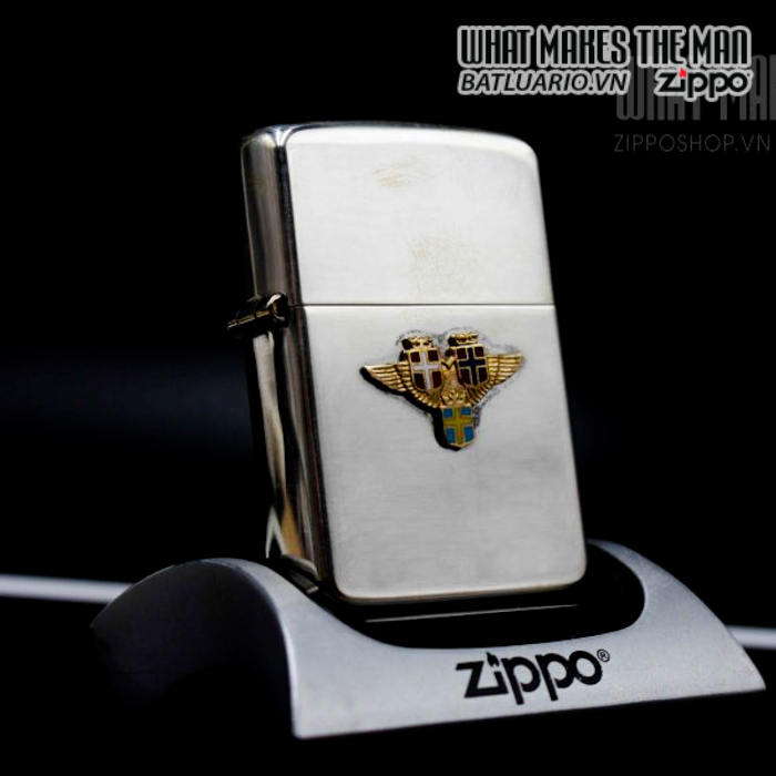 zippo hiếm zippo sterling bạc khối 1940s 2 7
