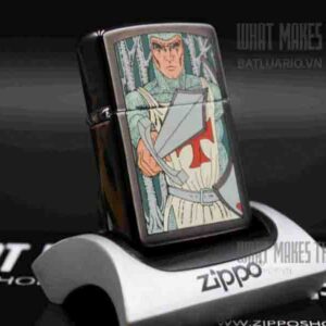 ZIPPO LA MÃ 1993 – BARRET SMYTHE MIDNIGHT COLECTION – WARRIORS