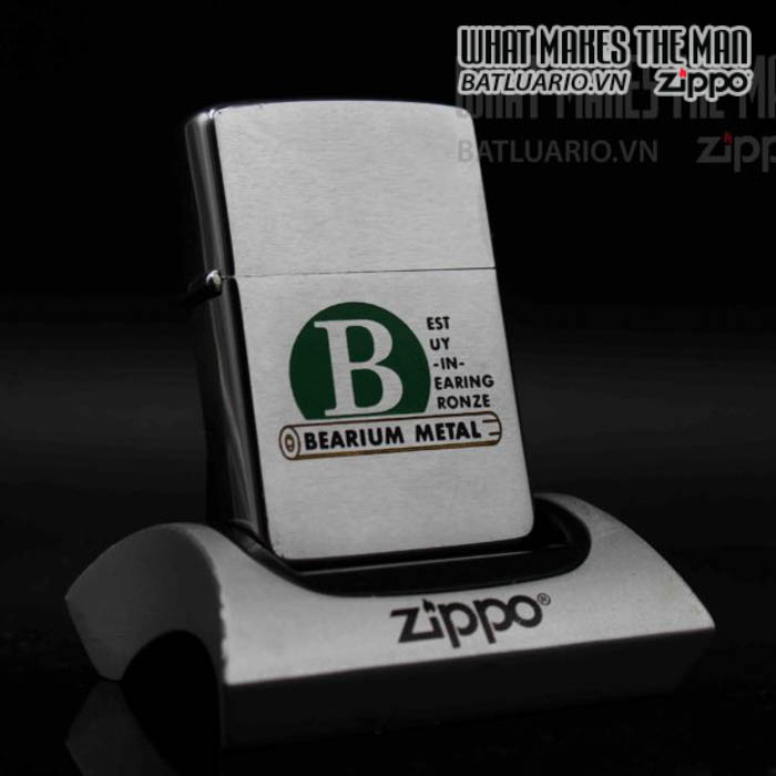 zippo xưa 1959 bearium metal 1