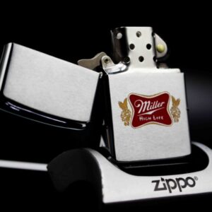 ZIPPO XƯA 1973 - MILLER HIGH LIFE 12 zippo xưa 1973 miller high life 6