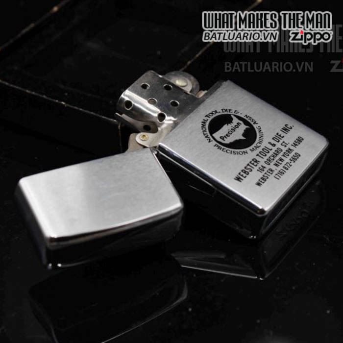 ZIPPO XƯA 1979 - WEBSTER TOOL & DIE INC 2 zippo xưa 1979 webster tool die inc 1