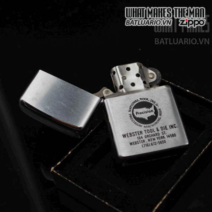 ZIPPO XƯA 1979 - WEBSTER TOOL & DIE INC 4 zippo xưa 1979 webster tool die inc 5