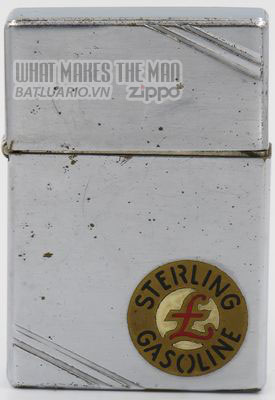 Zippo 1936 Metallique Sterling Gasoline
