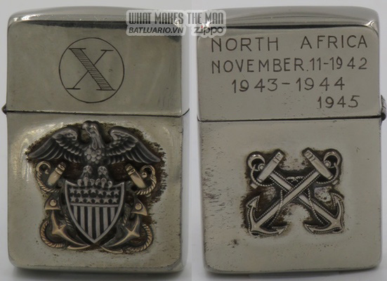 Zippo 1942 Naval Officer North Africa