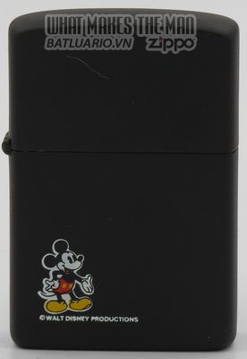 Zippo 1983 prototype Zippo with small Mickey on black matte
