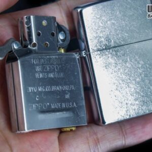 hộp quẹt zippo trơn xước 207 12