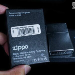 hộp quẹt zippo trơn xước 207 1