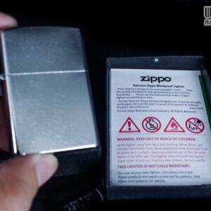 hộp quẹt zippo trơn xước 207 3