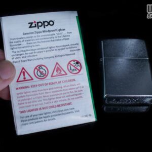 hộp quẹt zippo trơn xước 207 6