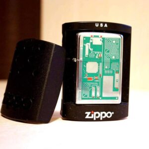 Zippo 24329 - Zippo Circuit Board Polished Chrome 1