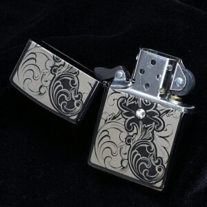 Zippo 28324 - Zippo Gunstock Filigree Swarovski Ebony 1