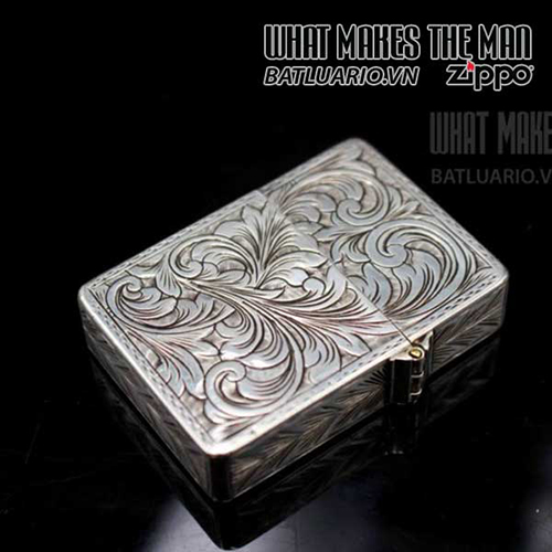Zippo bạc khối italy 6