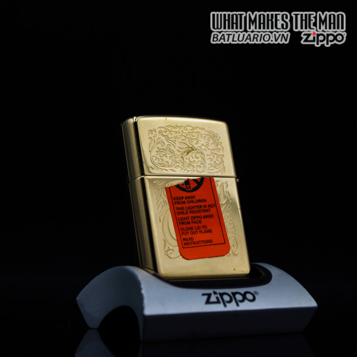 ZIPPO LA MÃ 1996 – CAMEL – GOLD PLATE 22K – MẠ VÀNG 22K 5