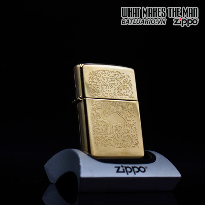ZIPPO LA MÃ 1996 – CAMEL – GOLD PLATE 22K – MẠ VÀNG 22K