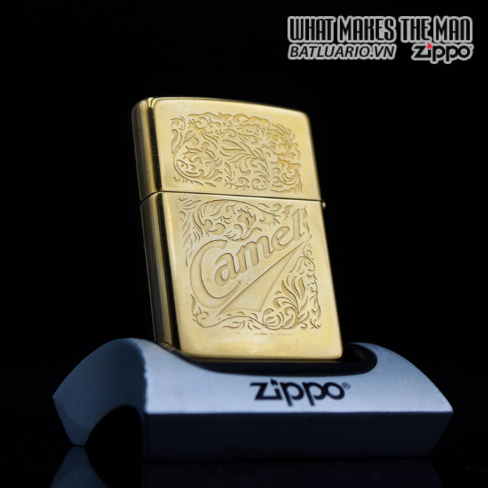 ZIPPO LA MÃ 1996 – CAMEL – GOLD PLATE – MẠ VÀNG 22K 6
