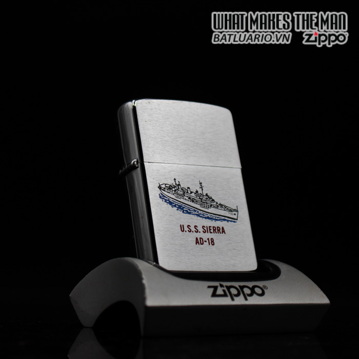 ZIPPO XƯA 1985 – USS SIERRA AD 18