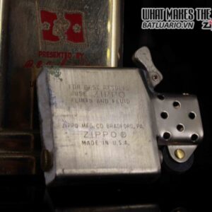 HIẾM – ZIPPO TABLE #4 – PRESENTED BY COMMANDANT US MARINE CORPS – GOLD PLATE 2