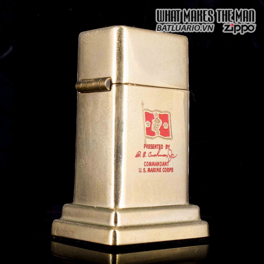 HIẾM – ZIPPO TABLE #4 – PRESENTED BY COMMANDANT US MARINE CORPS – GOLD PLATE HIẾM – ZIPPO TABLE #4 – PRESENTED BY COMMANDANT US MARINE CORPS – GOLD PLATE