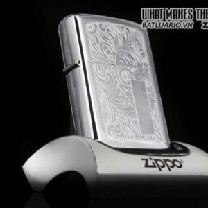 HIẾM – ZIPPO XƯA 1974 – VENETIAN – HOA VĂN Ý 1 1