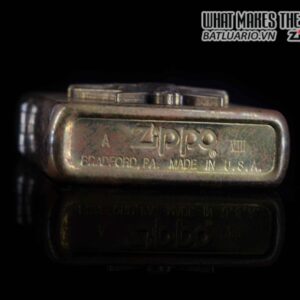 ZIPPO LA MÃ 1992 – ĐỒNG NGUYÊN KHỐI – MARLBORO LONGHORNS – JKW 6