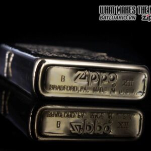 ZIPPO LA MÃ 1996 – MẠ VÀNG 22K – CAMEL GOLD PLATE 22K 3